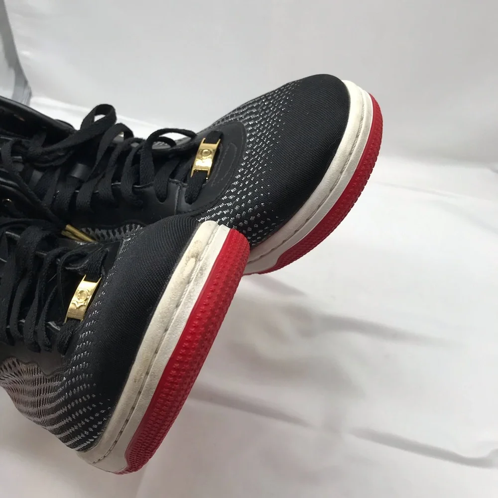 Nike KD 8 Lifestyle Black red silver men’s sneakers size 12 - Picture 6 of 11